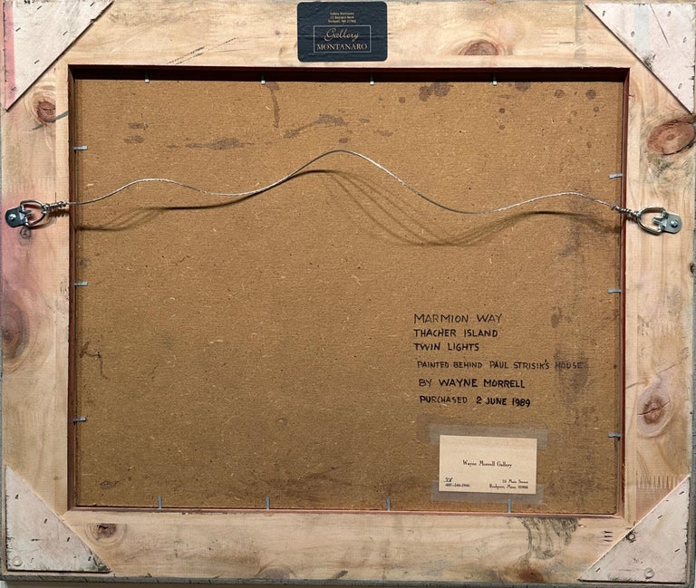 Wayne Morrell Marmion Way, Thacher Island, Twin Lights painted behind