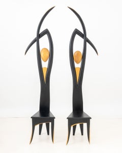 Wayne Pelham "Dancer" Figural Chairs, 2