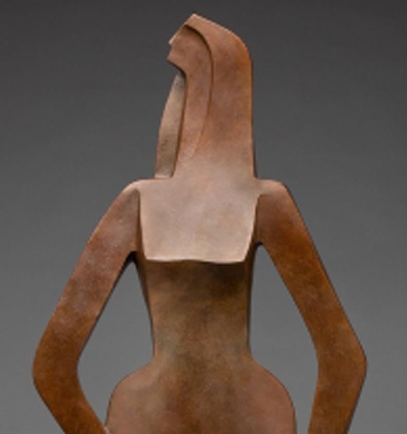 Vivian, 84 H Bronze, Vivian – Sculpture von Wayne Salge