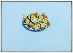 Avocado Salad - Oil on Canvas Painting, 1962