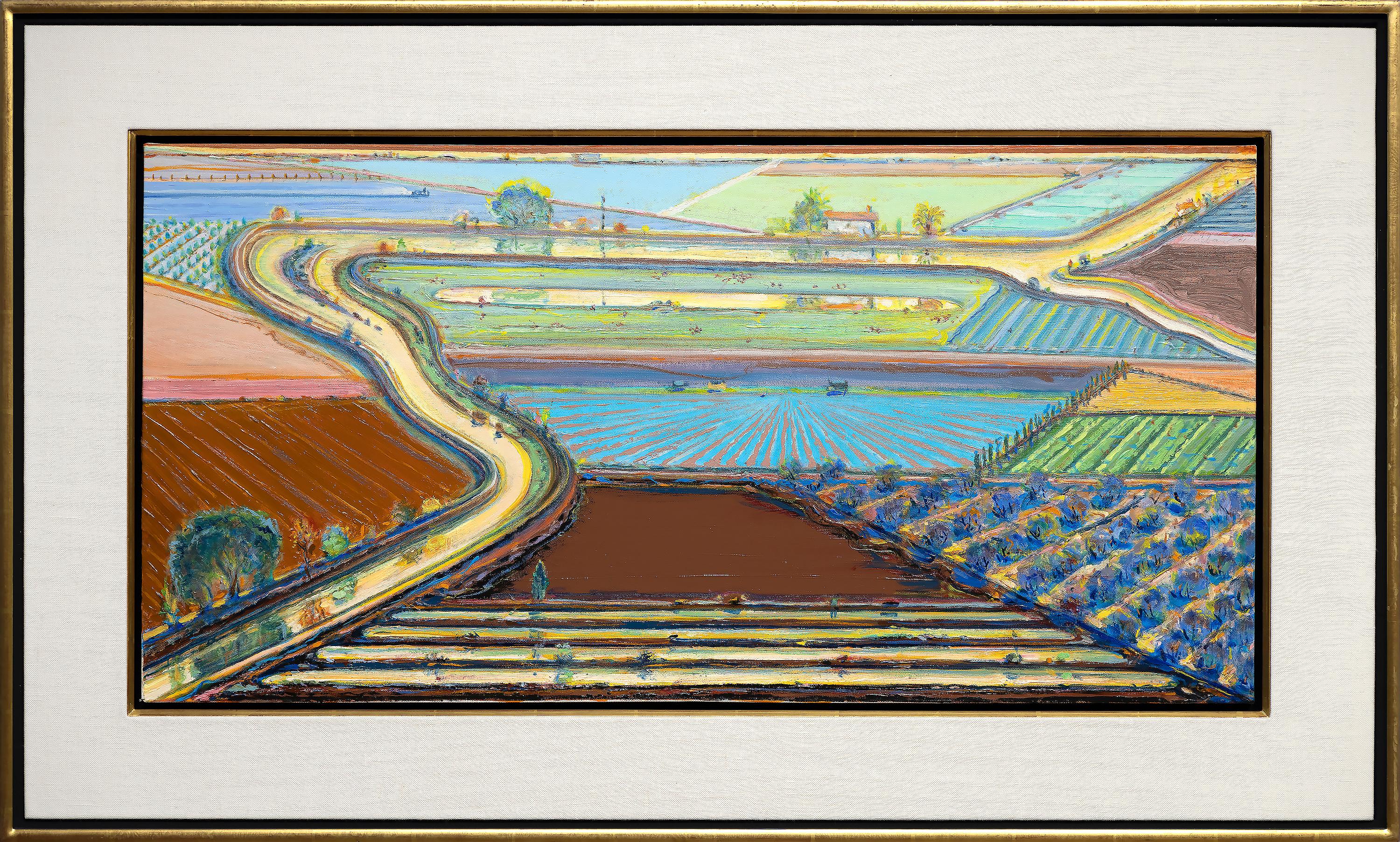 The Riverhouse - Painting by Wayne Thiebaud