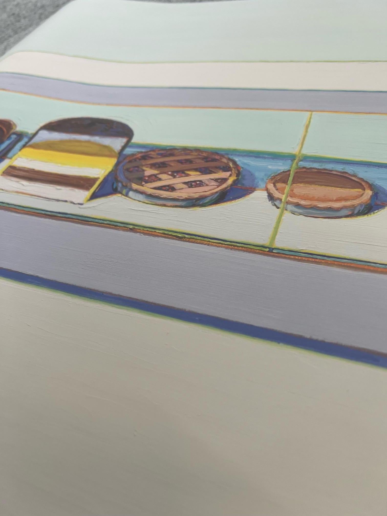 Bakery Case by Wayne Thiebaud For Sale 2
