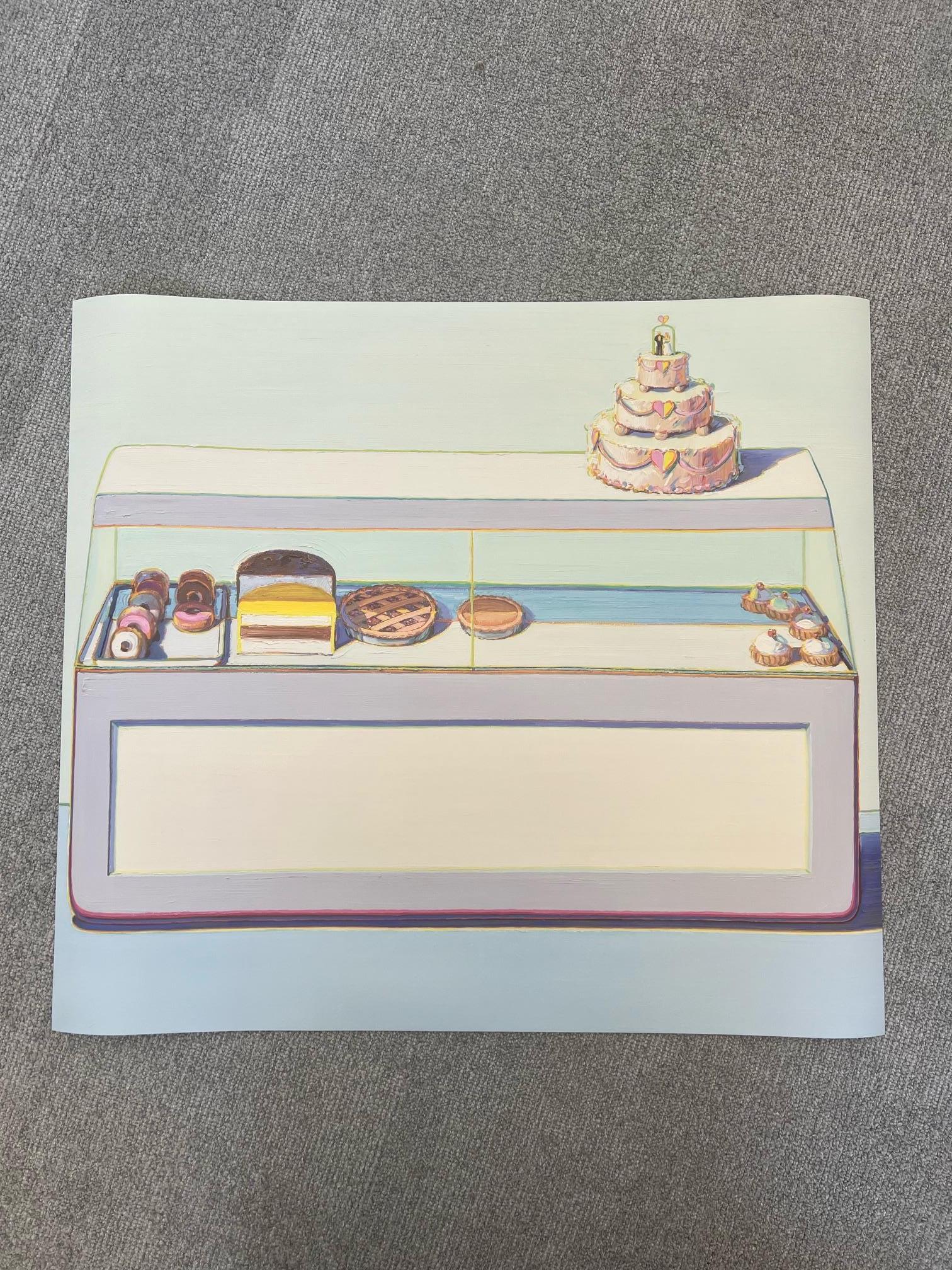 Bakery Case by Wayne Thiebaud For Sale 6