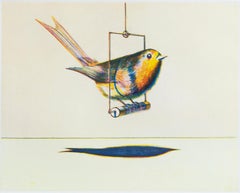Bird on a Swing, from Recent Etchings I by Wayne Thiebaud