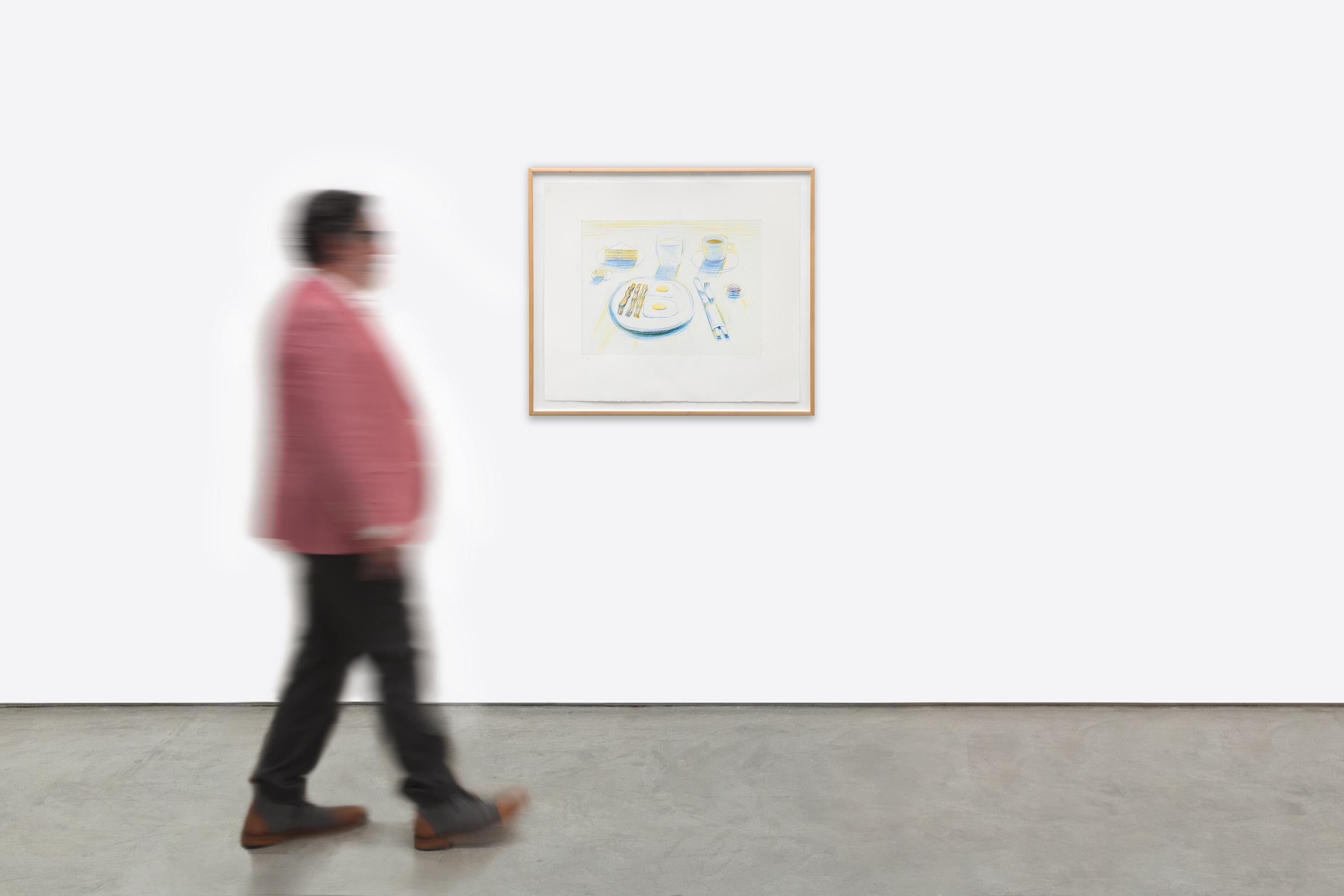 Breakfast - Pop Art, Post War, Color Etching, 1995 For Sale 5