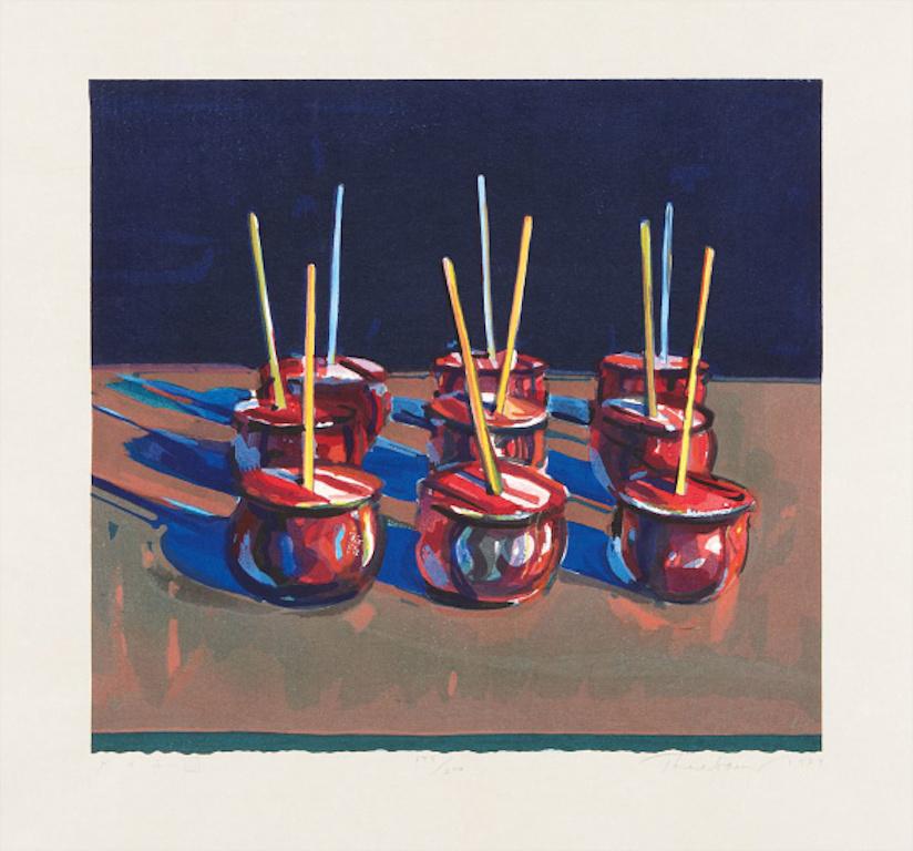 Wayne Thiebaud Still-Life Print - Candy Apples