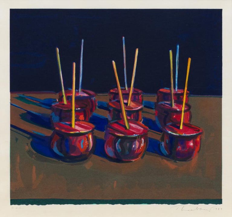 Wayne Thiebaud Candy Apples For Sale at 1stdibs