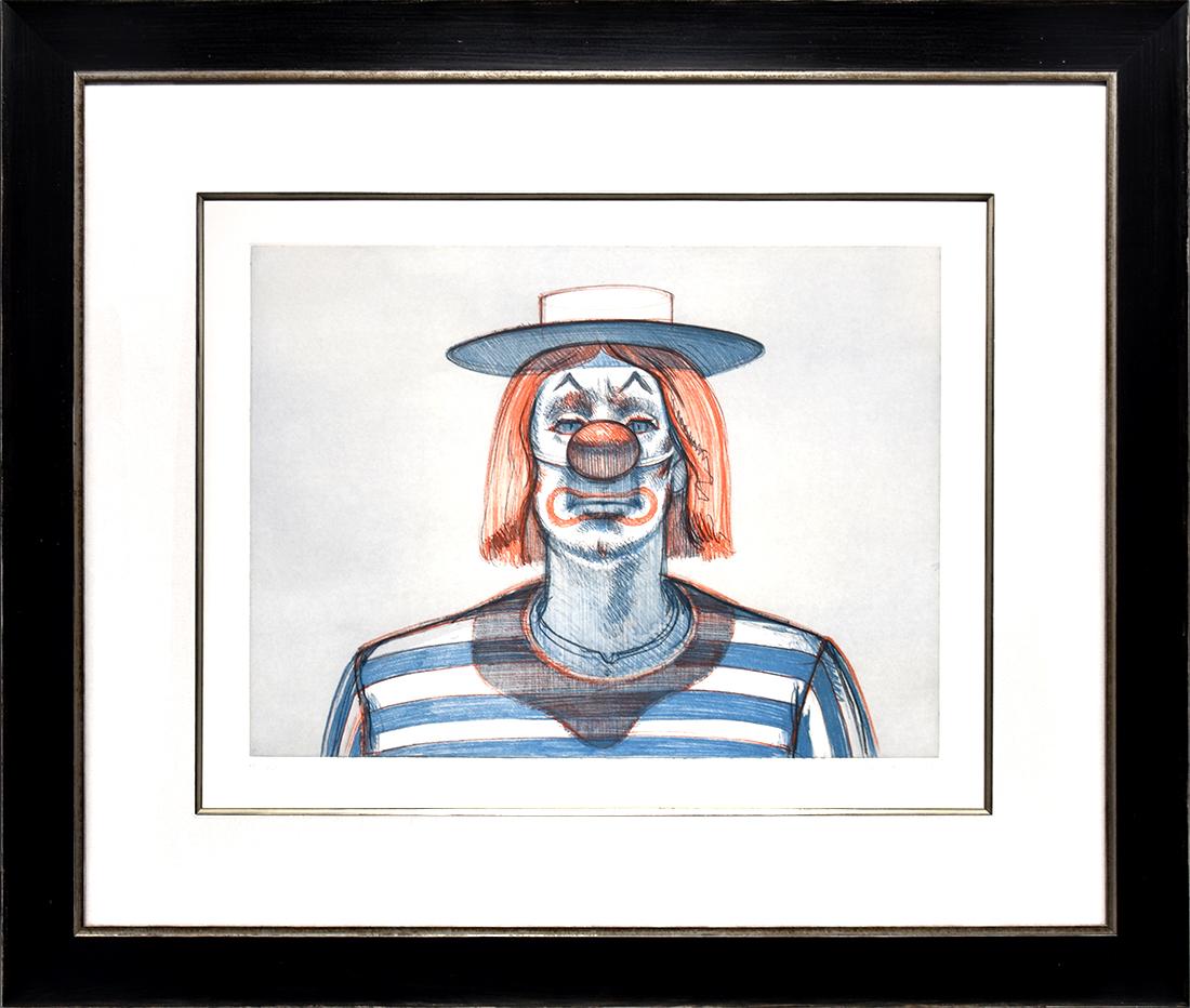 Clown, from Recent Etchings I - Print by Wayne Thiebaud