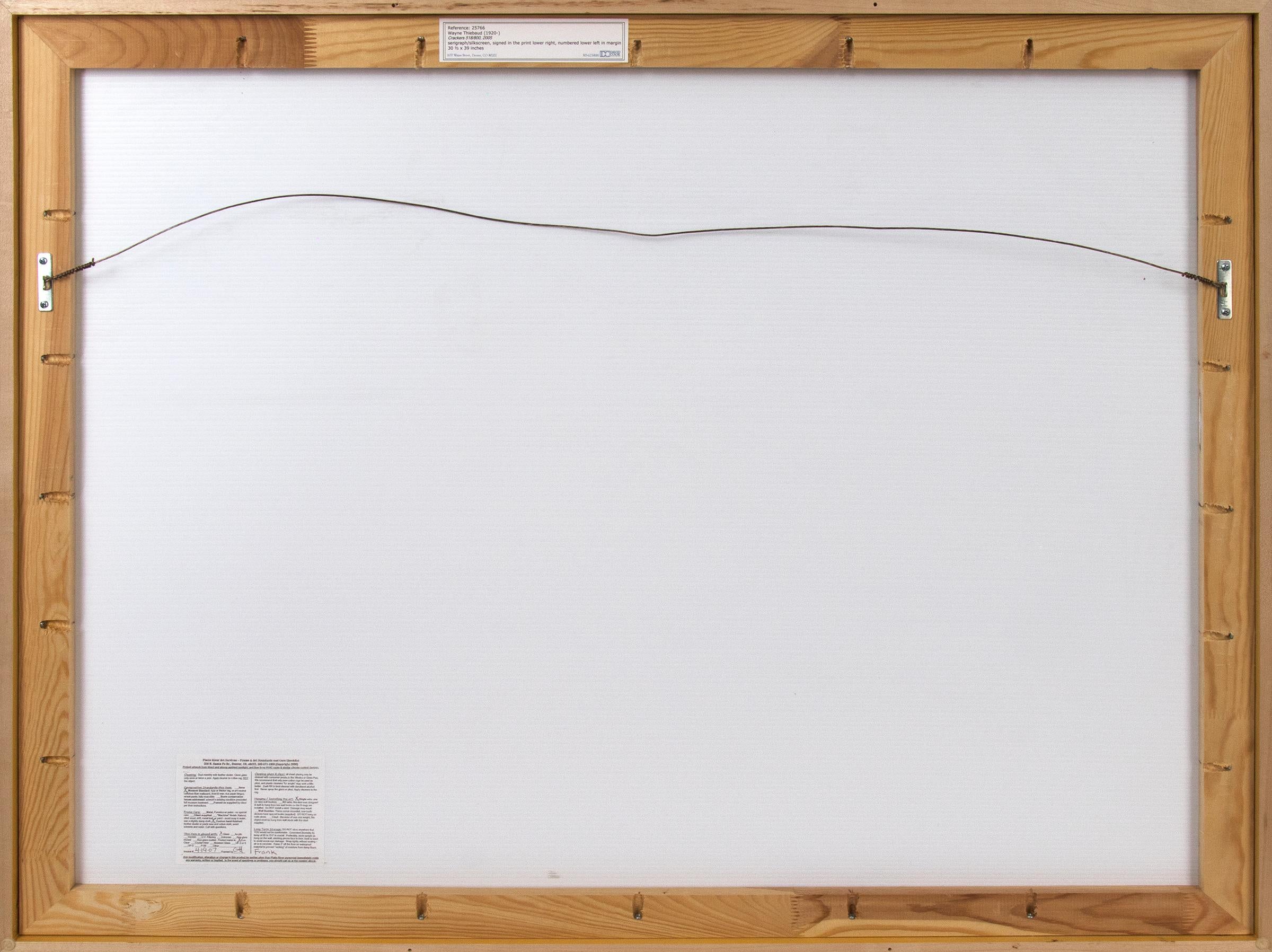 Crackers 518/800 Print, Framed Serigraph/Silkscreen by Wayne Thiebaud 2005 7