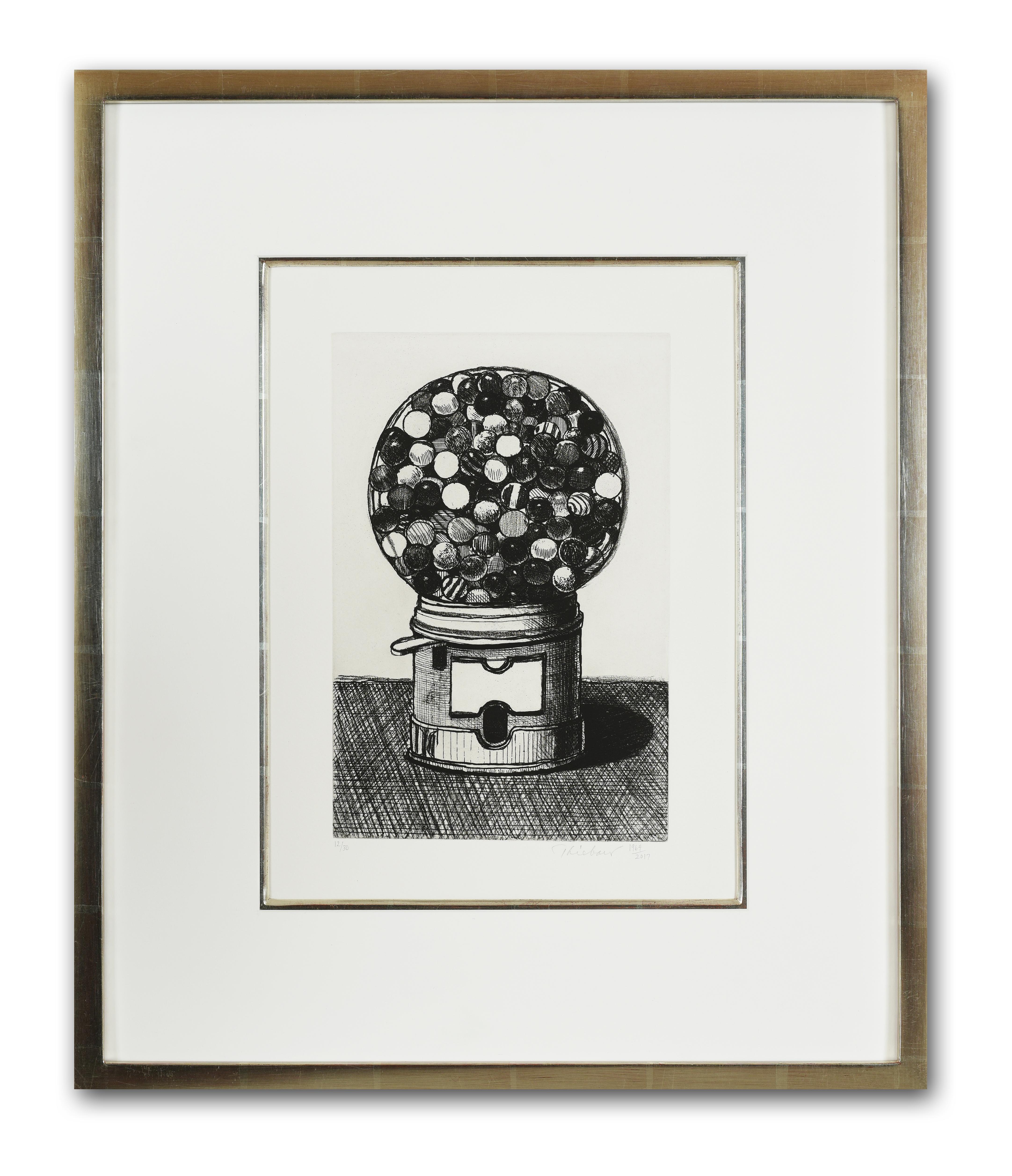 Dark Gumball Machine - Print by Wayne Thiebaud