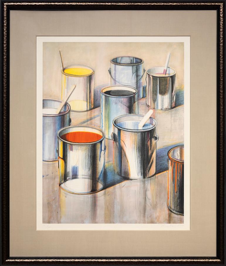 Paint Cans - Print by Wayne Thiebaud