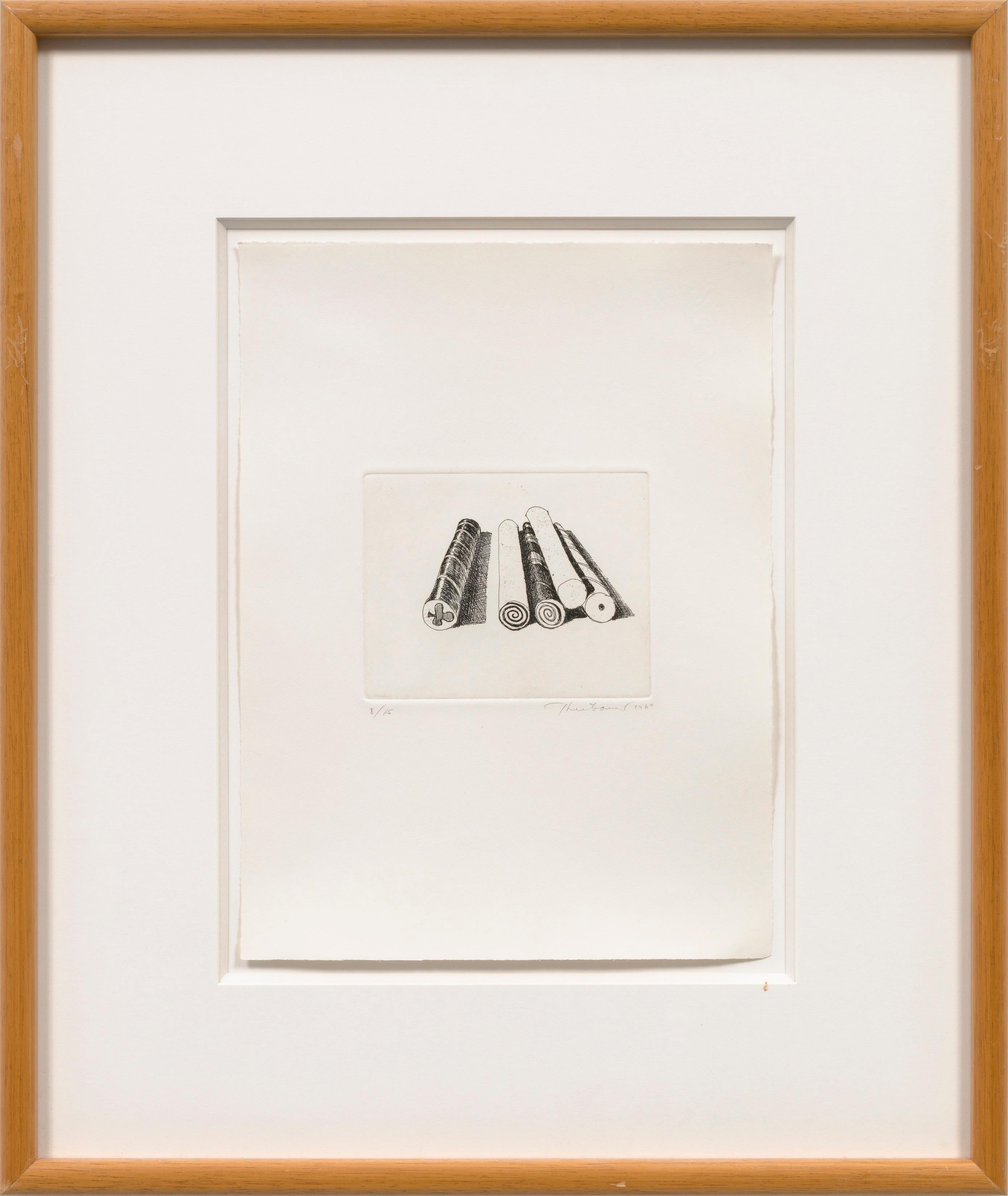 Wayne Thiebaud Still-Life Print - Peppermints