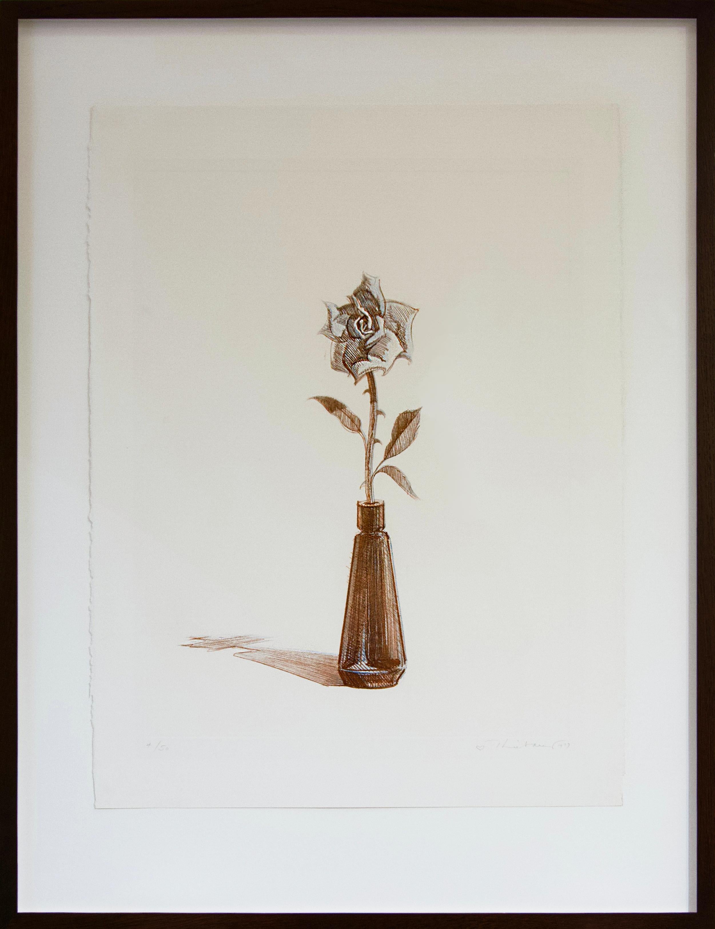 Still-Life Print de Wayne Thiebaud - Rosa, de Grabados recientes II