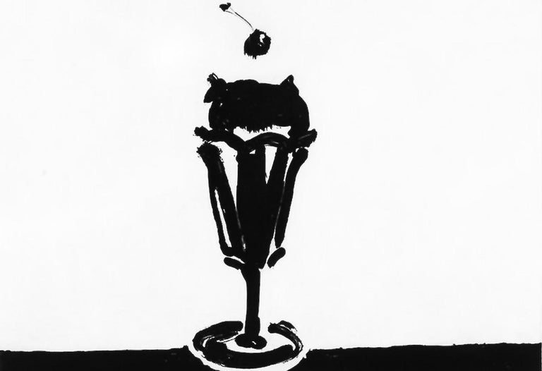 Wayne Thiebaud Abstract Print - Tulip Sundae