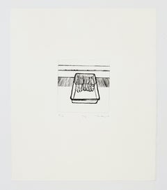 Wayne Thiebaud Drypoint, Signed, 1964, Fish, from Delights