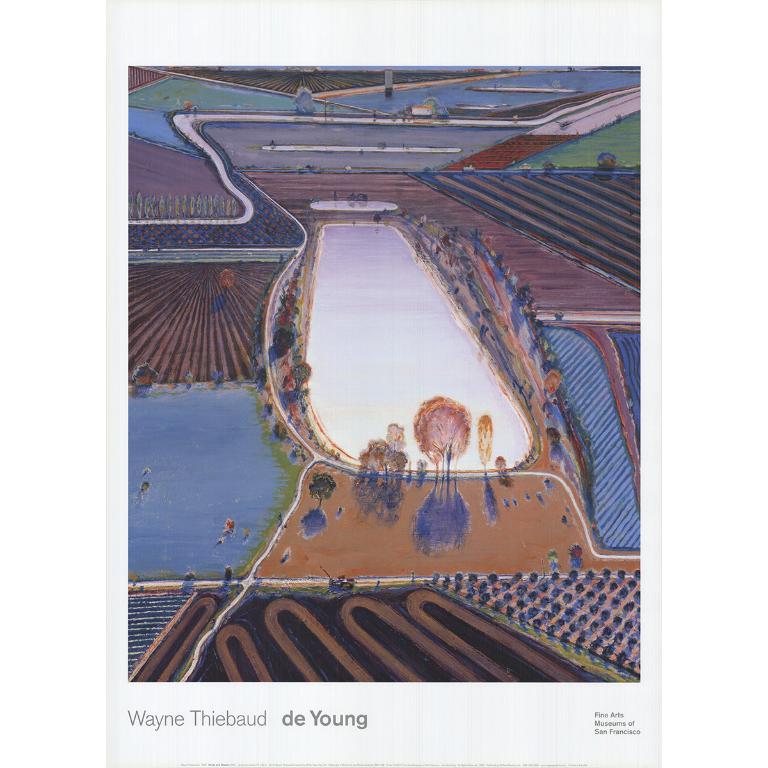 'Ponds and Streams' 2013- - Print by Wayne Thiebaud