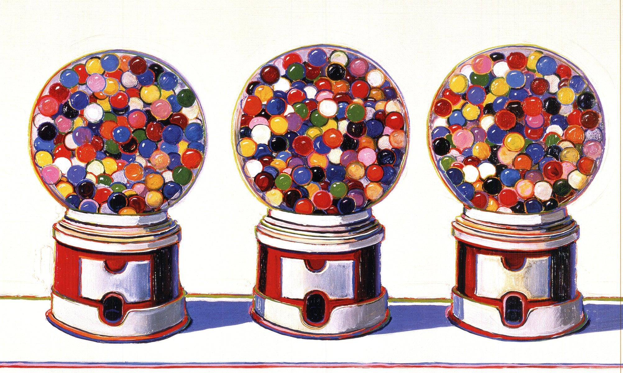 Wayne Thiebaud 'Three Machines' 2005 For Sale 1