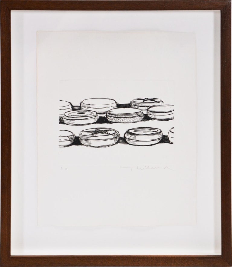 Wayne Thiebaud Still-Life Print - Untitled, Etching