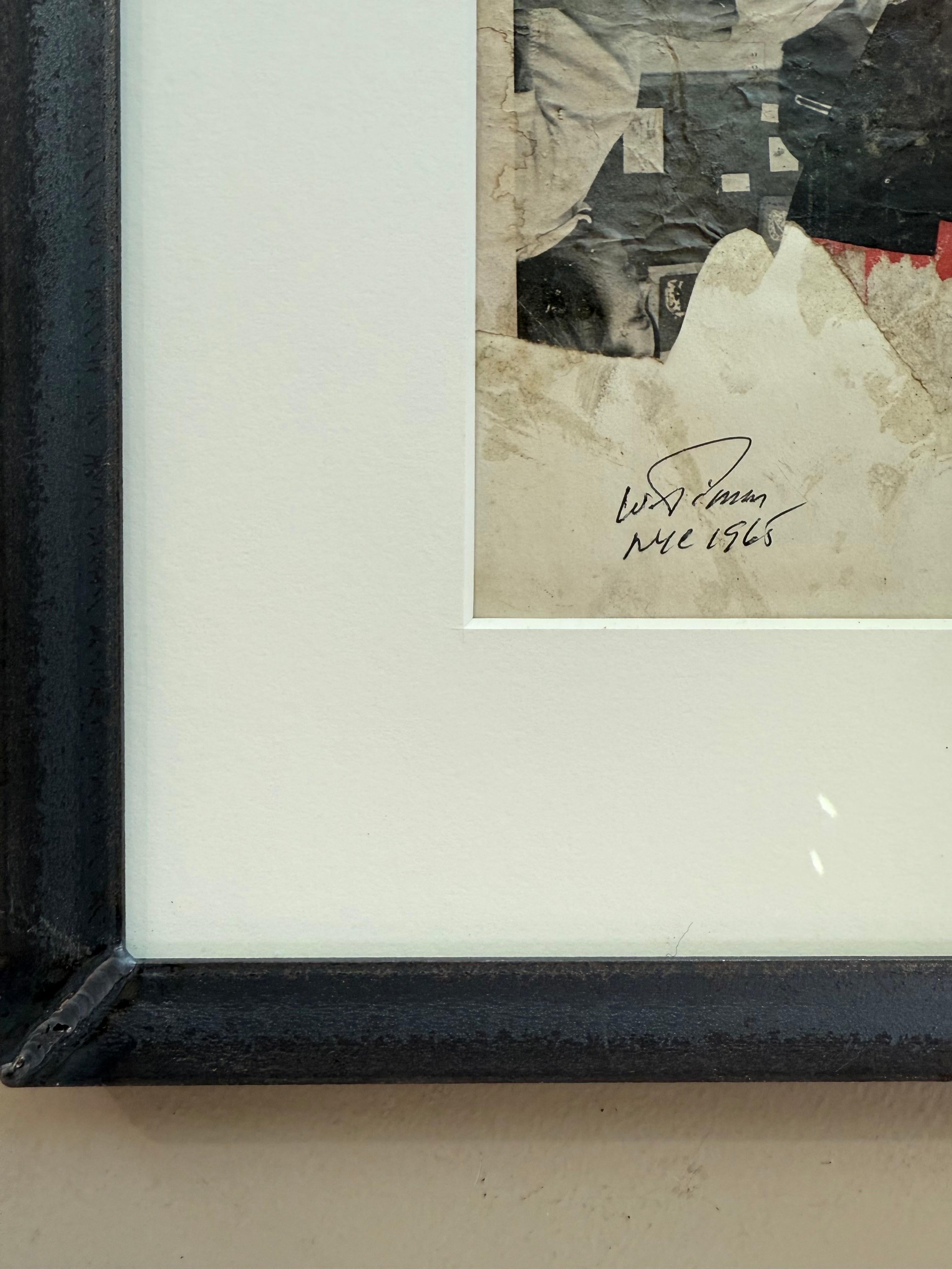 Original Vintage Collage by Wayne Timm #11 custom steel frame For Sale 5