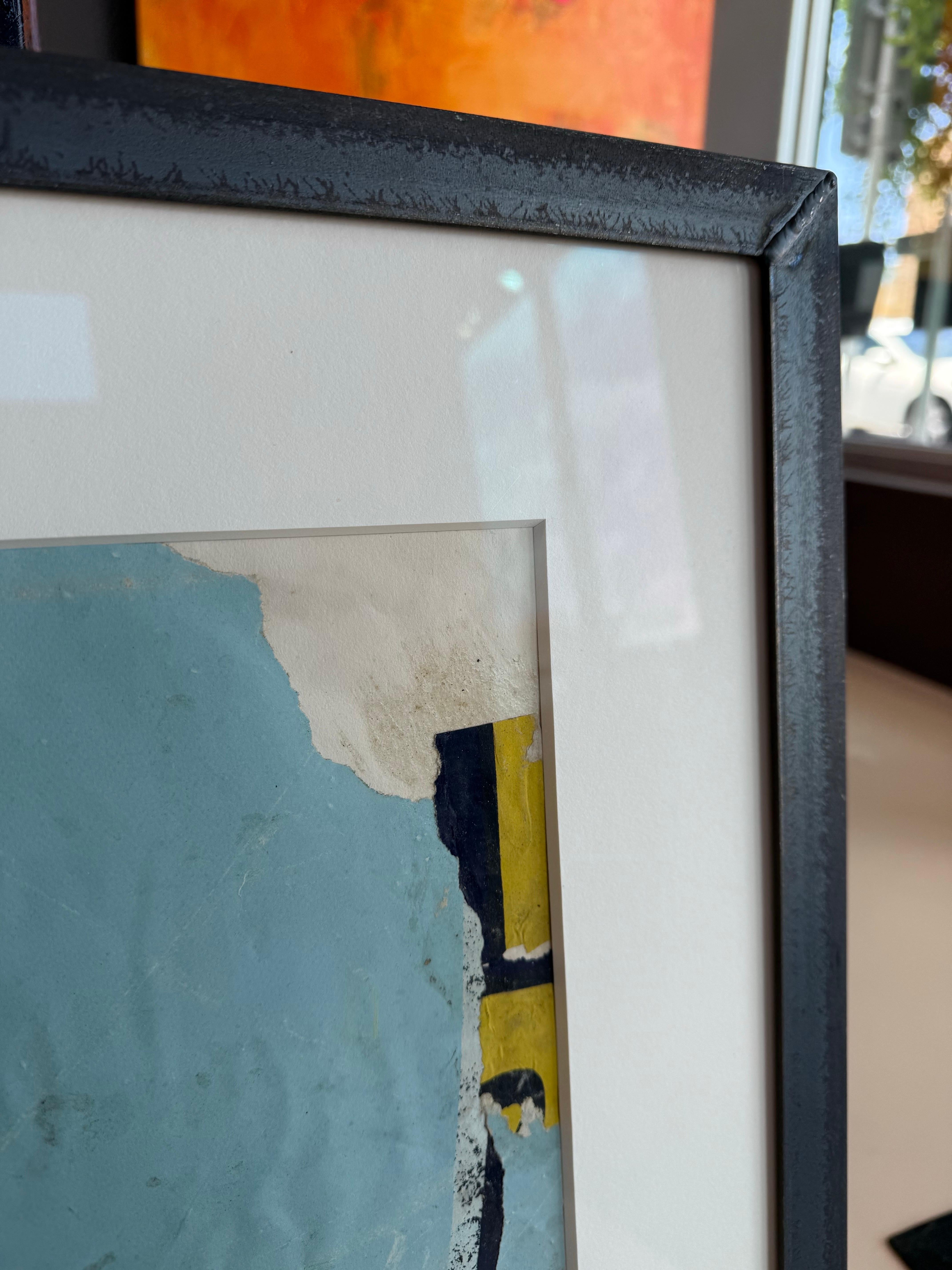 Original Vintage Collage by Wayne Timm #11 custom steel frame For Sale 6