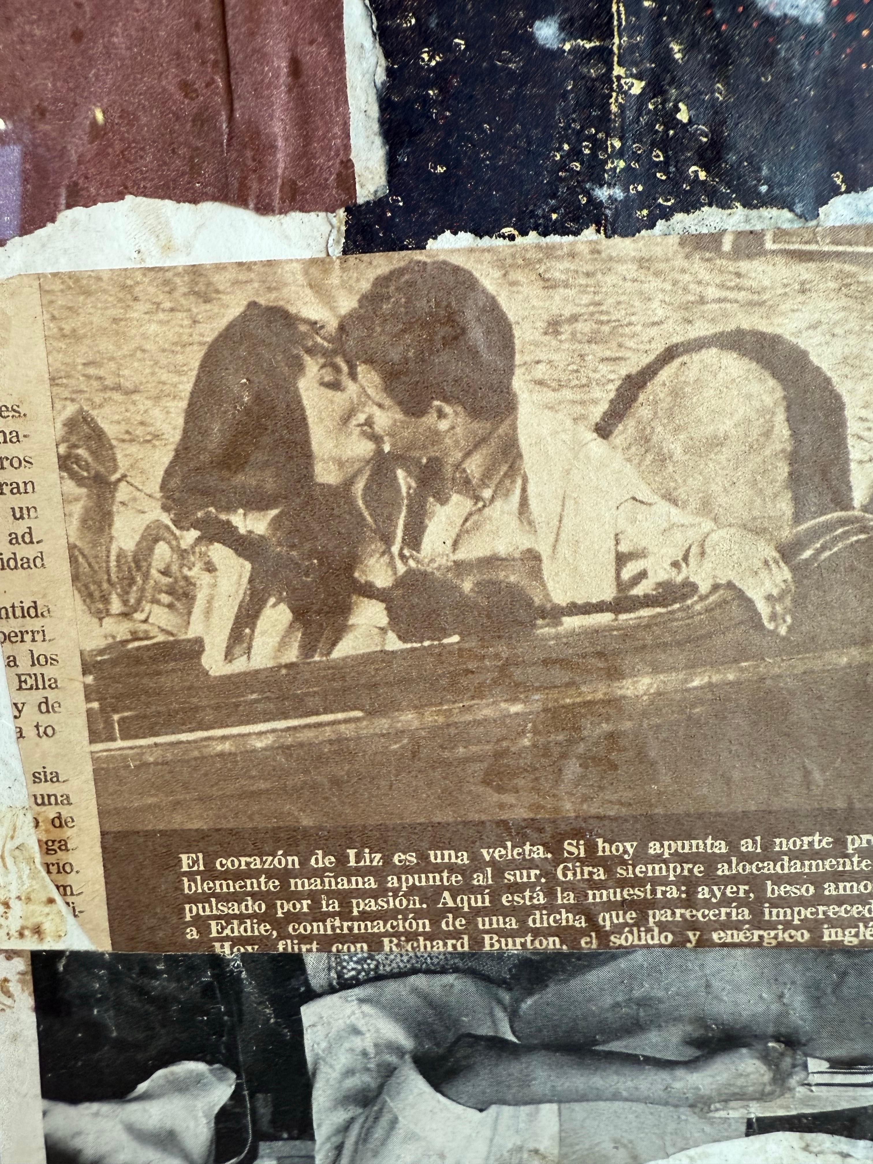 Original Vintage Collage by Wayne Timm #11 custom steel frame For Sale 7