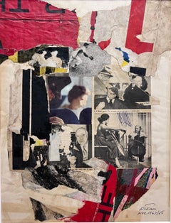 Original-Vintage-Collage von Wayne Timm #6, maßgefertigter Stahlrahmen