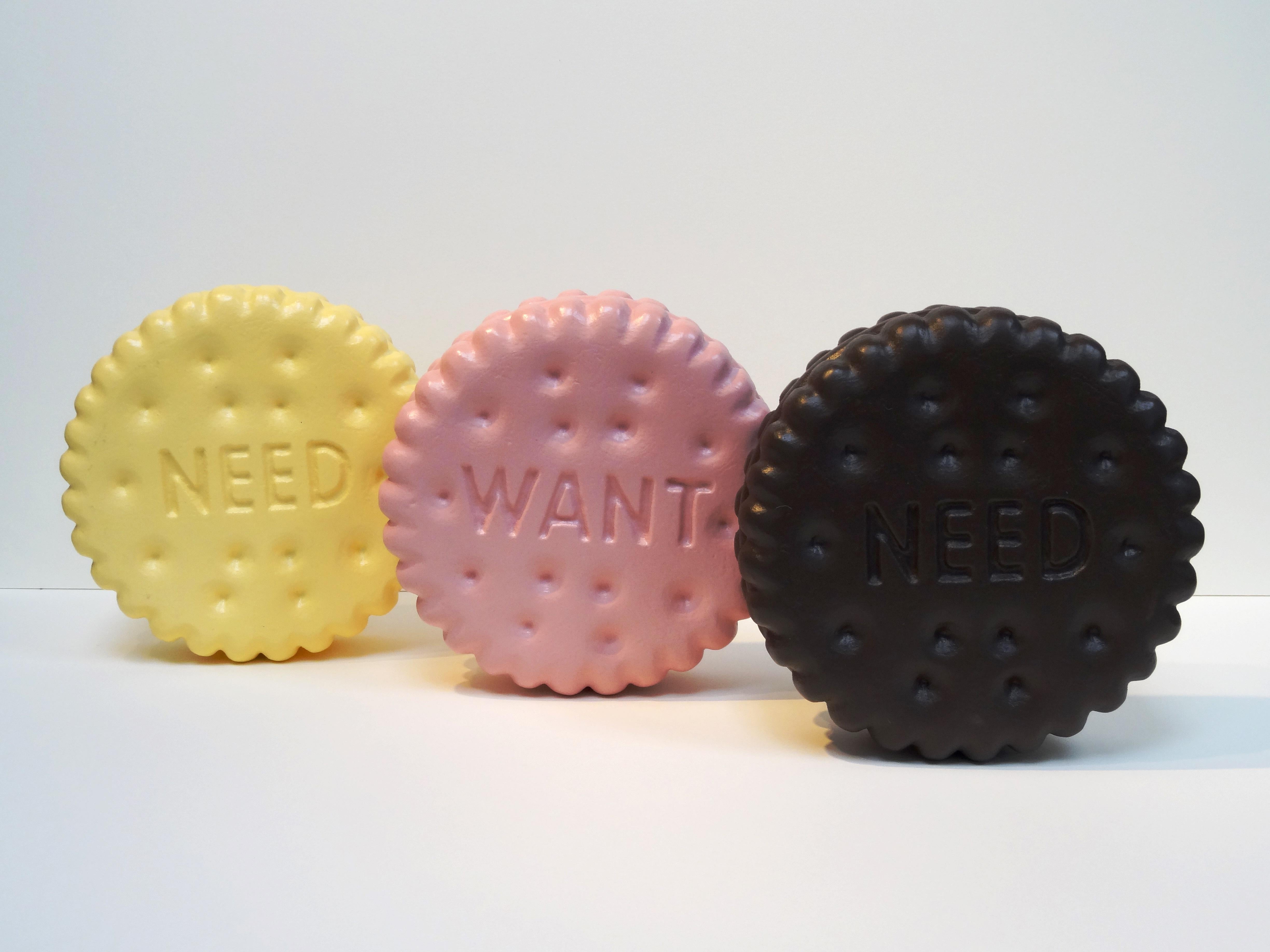 Still-Life Sculpture Wayne Warren - Want/Need Biscuits