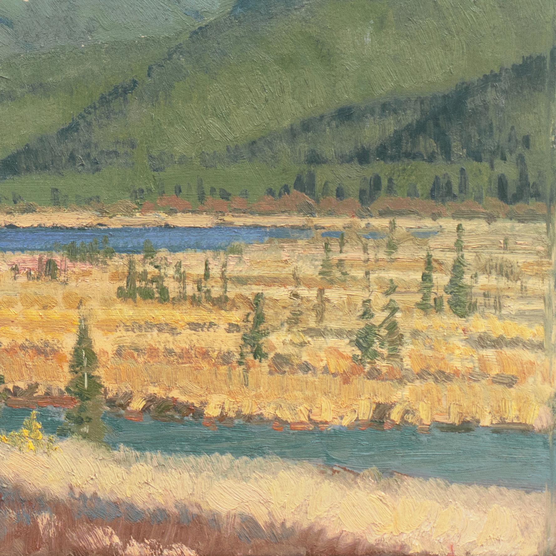 'Mt. Rundle, Canada', Alberta, Prix de West, National Academy of Western Art For Sale 1
