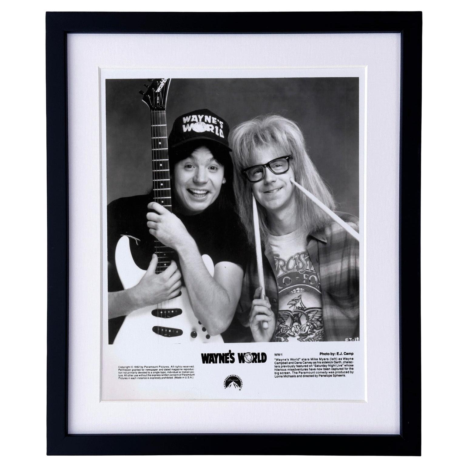 Waynes World 1992 Publicity Film Movie Press Still Framed