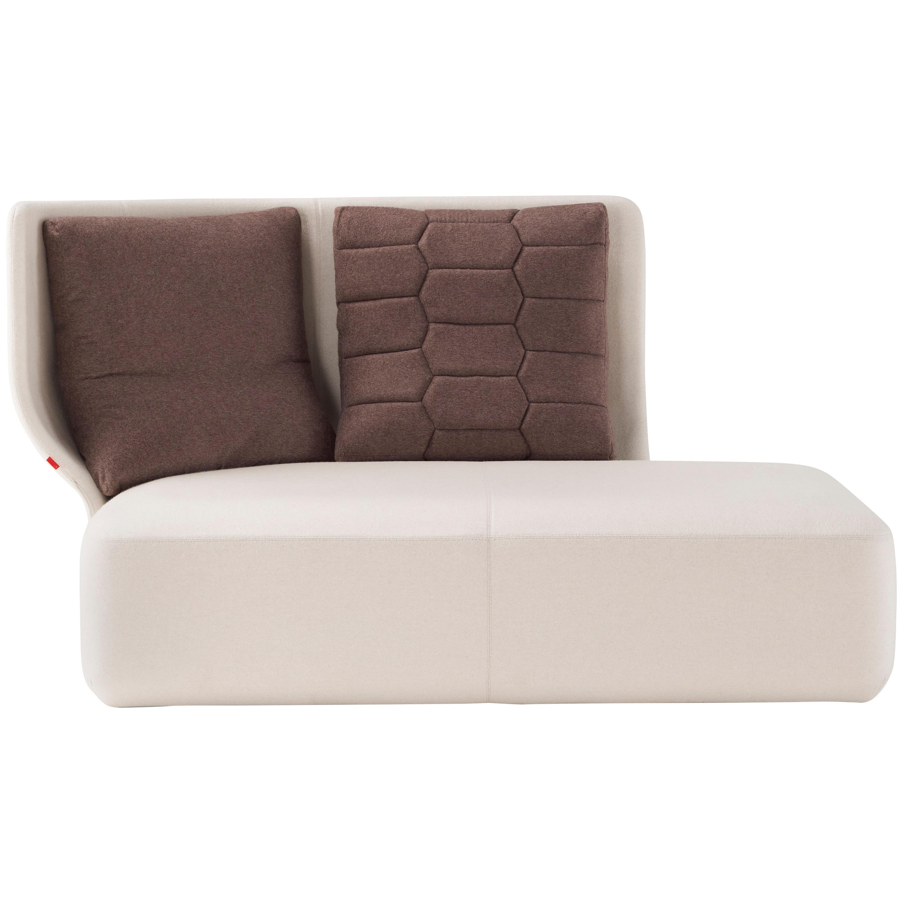 Wazaa Cashmere Sofa by Stefano Bigi For Sale