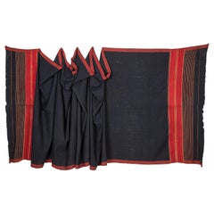 Waziri Indigo Shawl Afghanistan, Early 20th Century