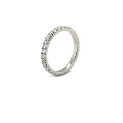 WB31 PLAT - PLATINUM WEDDING BAND with 0.68 CWT DIAMONDS