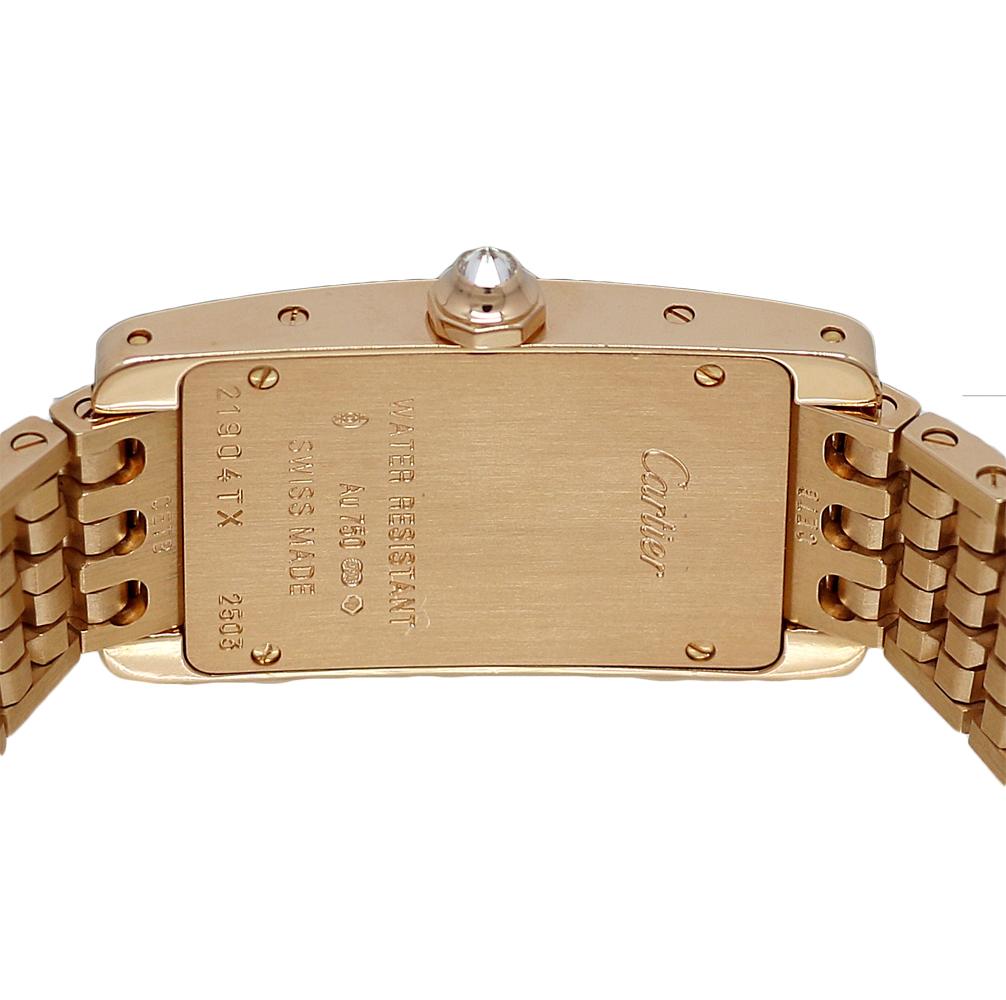 Women's WB710008 Cartier Tank Americaine with Diamond Bezel For Sale