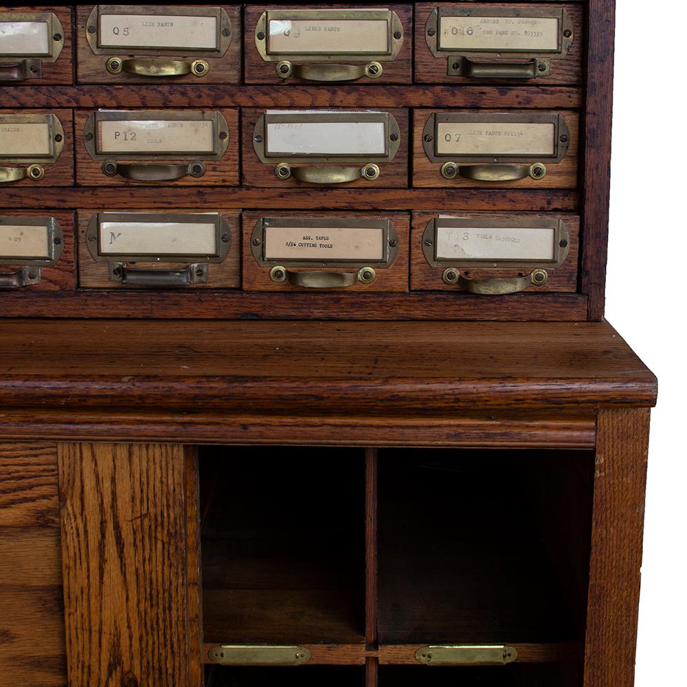 W.C. Heller 160 Drawer Cabinet In Good Condition In Aurora, OR