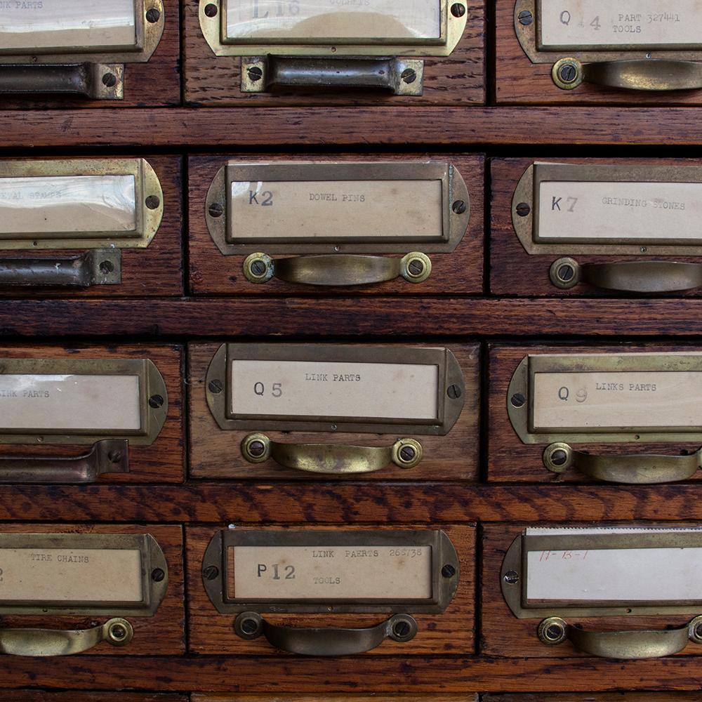 20th Century W.C. Heller 160 Drawer Cabinet