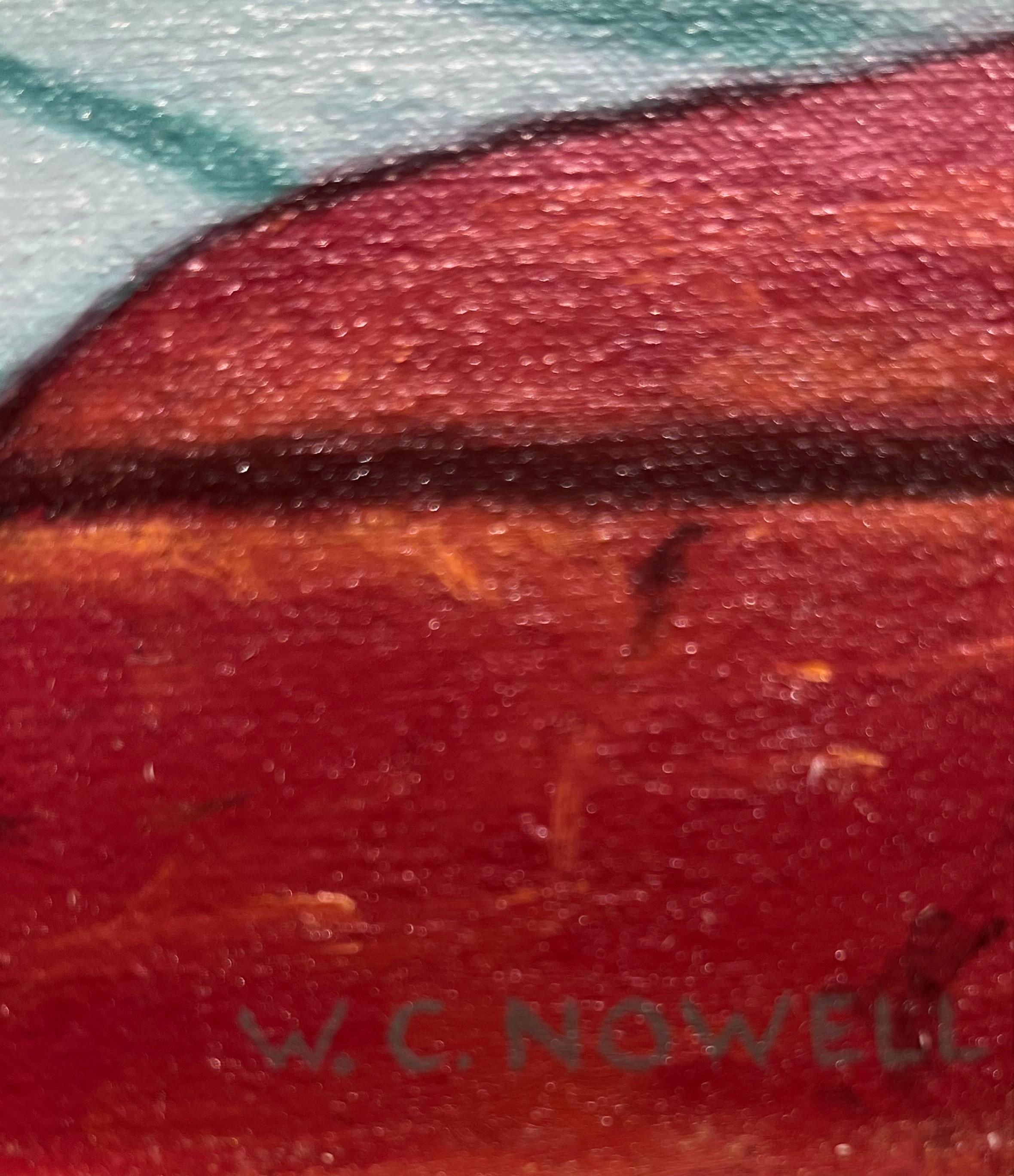 W.C. Nowell „Fresh Picked“ 8x12 Erdbeer- und Obststillleben, Ölgemälde im Angebot 6