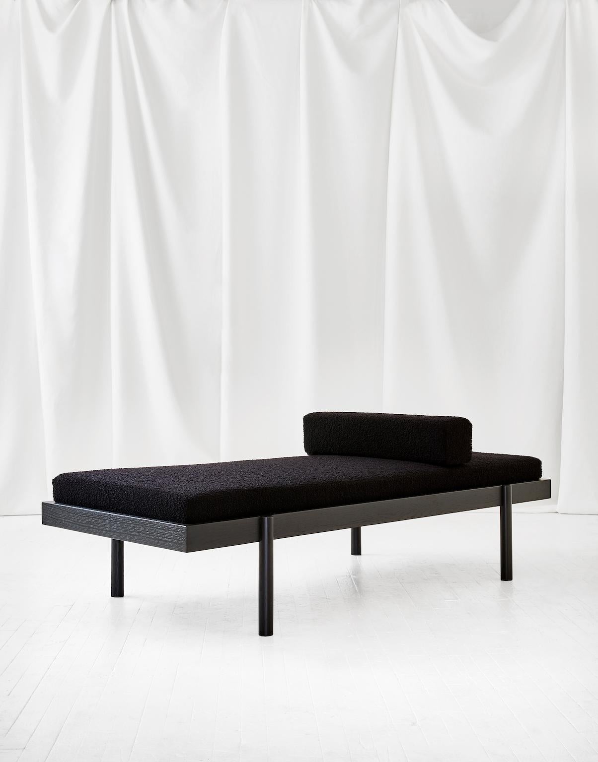 The WC2 daybed from ASH NYC is an exercise in simplicity. The hand-turned legs join seamlessly with the frame to create an elegant, handcrafted joint that defies gravity. 

The form takes reference from the great French designs of the 1950s,