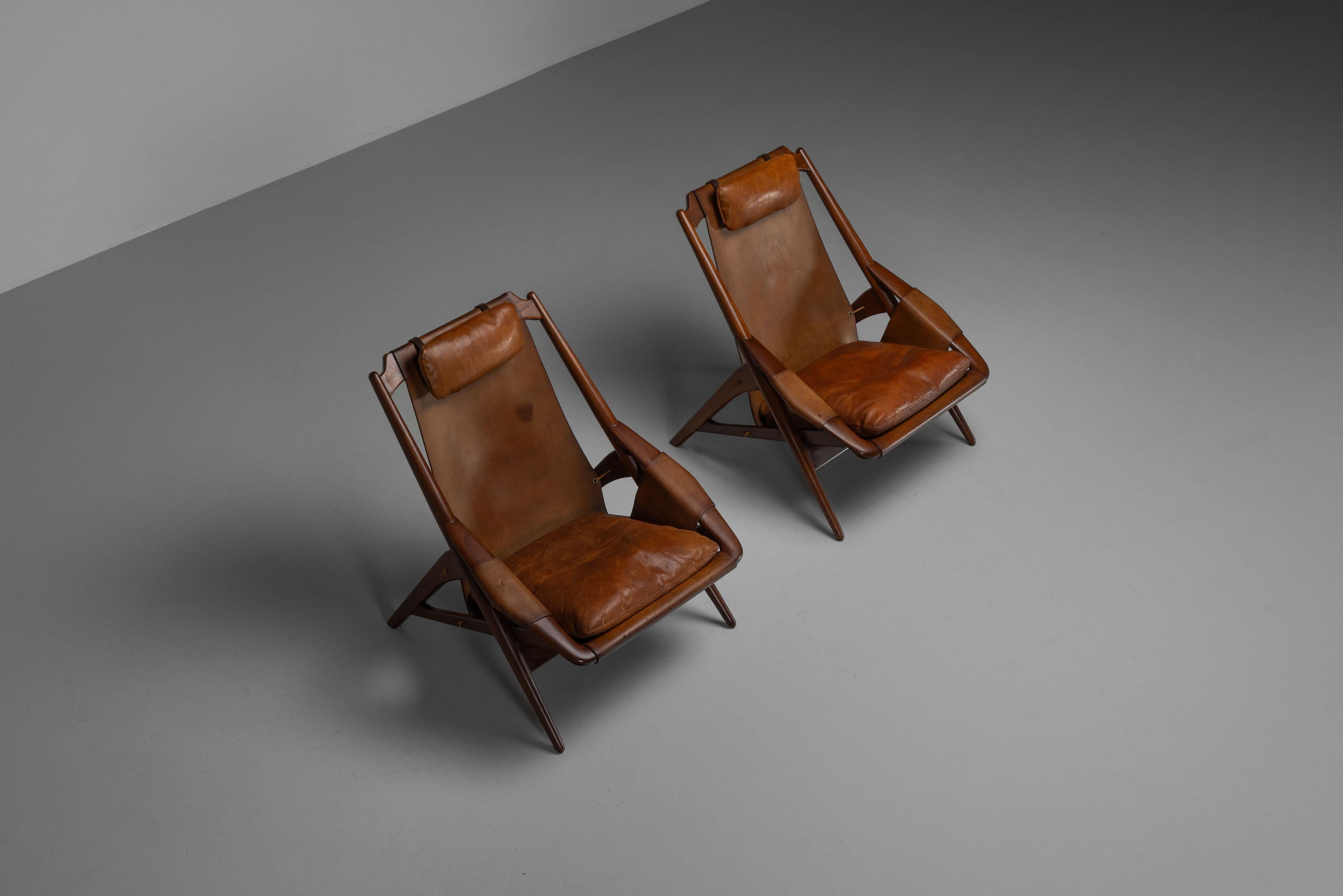 W.D. Andersag hunting chairs Piacenza Italy 1959 For Sale 2