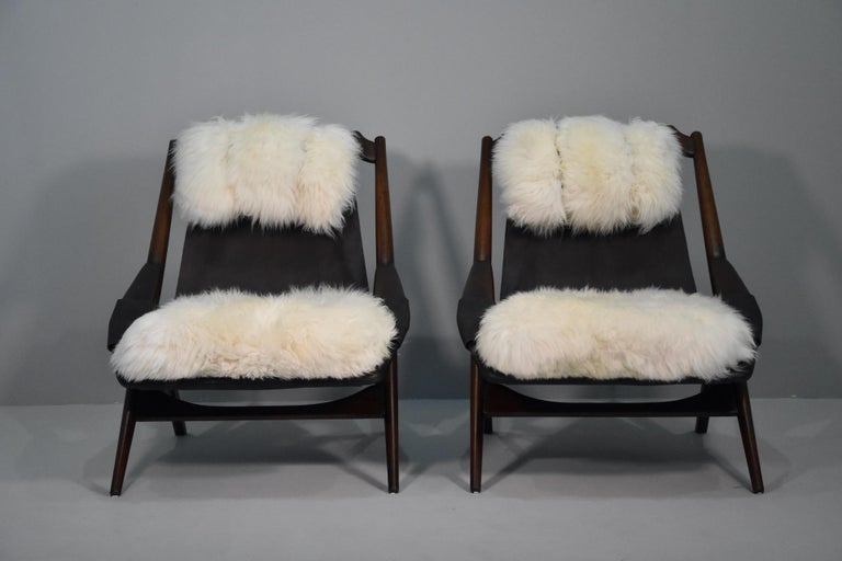W.D. Andersag Lounge in 1stDibs Chair at For And Leather Sale Sheepskin