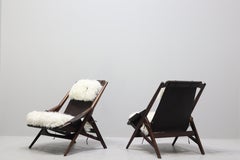 W.D. Andersag Lounge Chair in Leather And Sheepskin