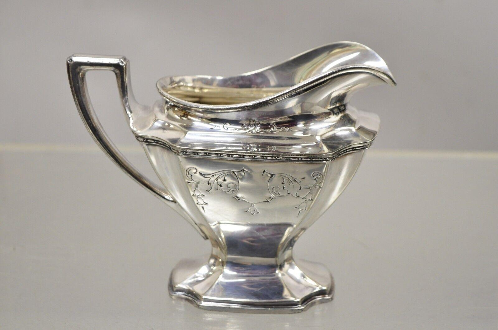 Victorian WD Smith Silver Co Chippendale EPNS Hepplewhite Silver Plated Tea Set - 4 pcs For Sale