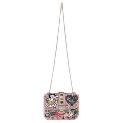 We Adore - Valentino Glam Lock Rockstud Leather Tattoo Bead Embroidered Shoulder
