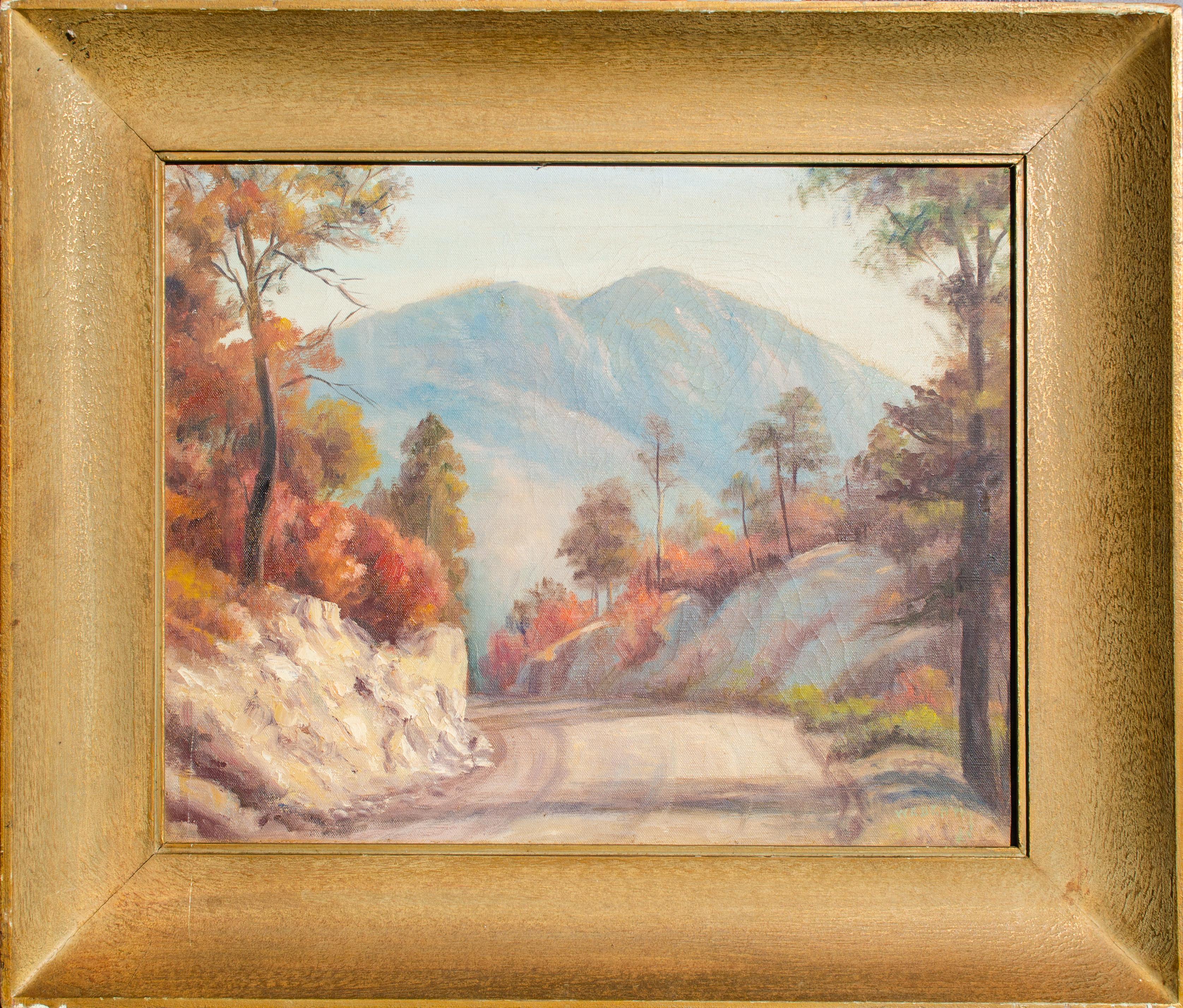 W.E. Beatty
Untitled (Autumn Landscape), c. 20th century
Oil on canvas
16 x 20 in.
Framed: 22 1/2 x 26 1/2 in.
Signed lower right: W E BEATTY