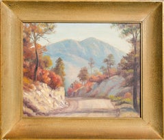 Vintage Autumn Landscape Painting Signed by W.E. Beatty