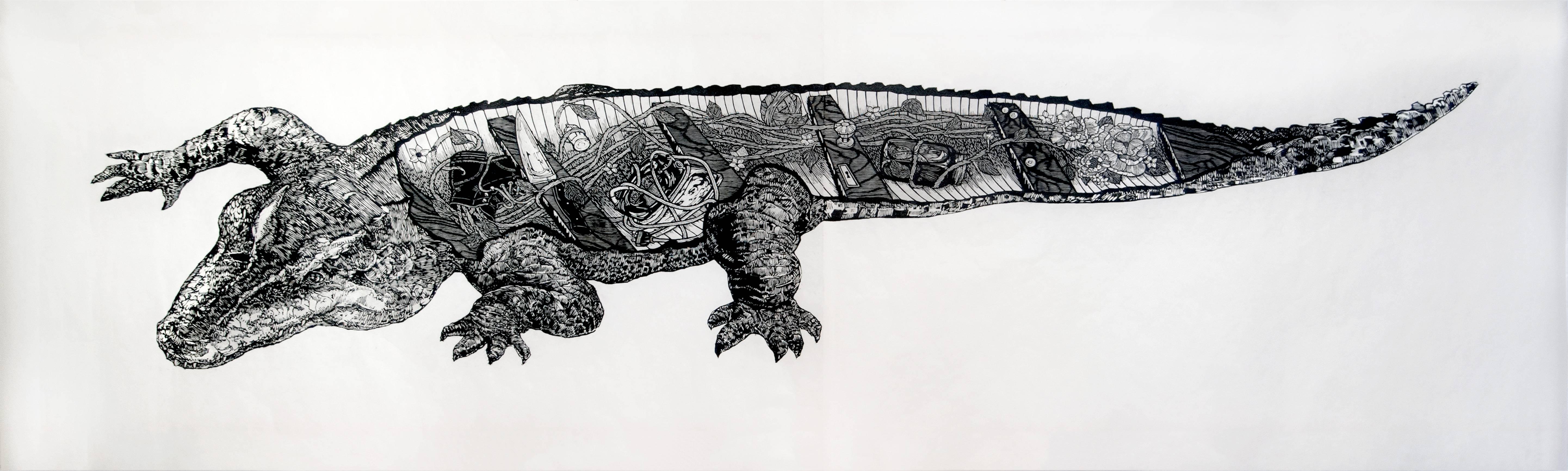 We the Beast Animal Print - Alligator Canoe 