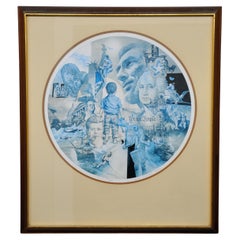 Retro We the People, Limited Edition Color Lithograph by Jonas Gerard
