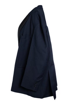 We11done, blue oversized blazer