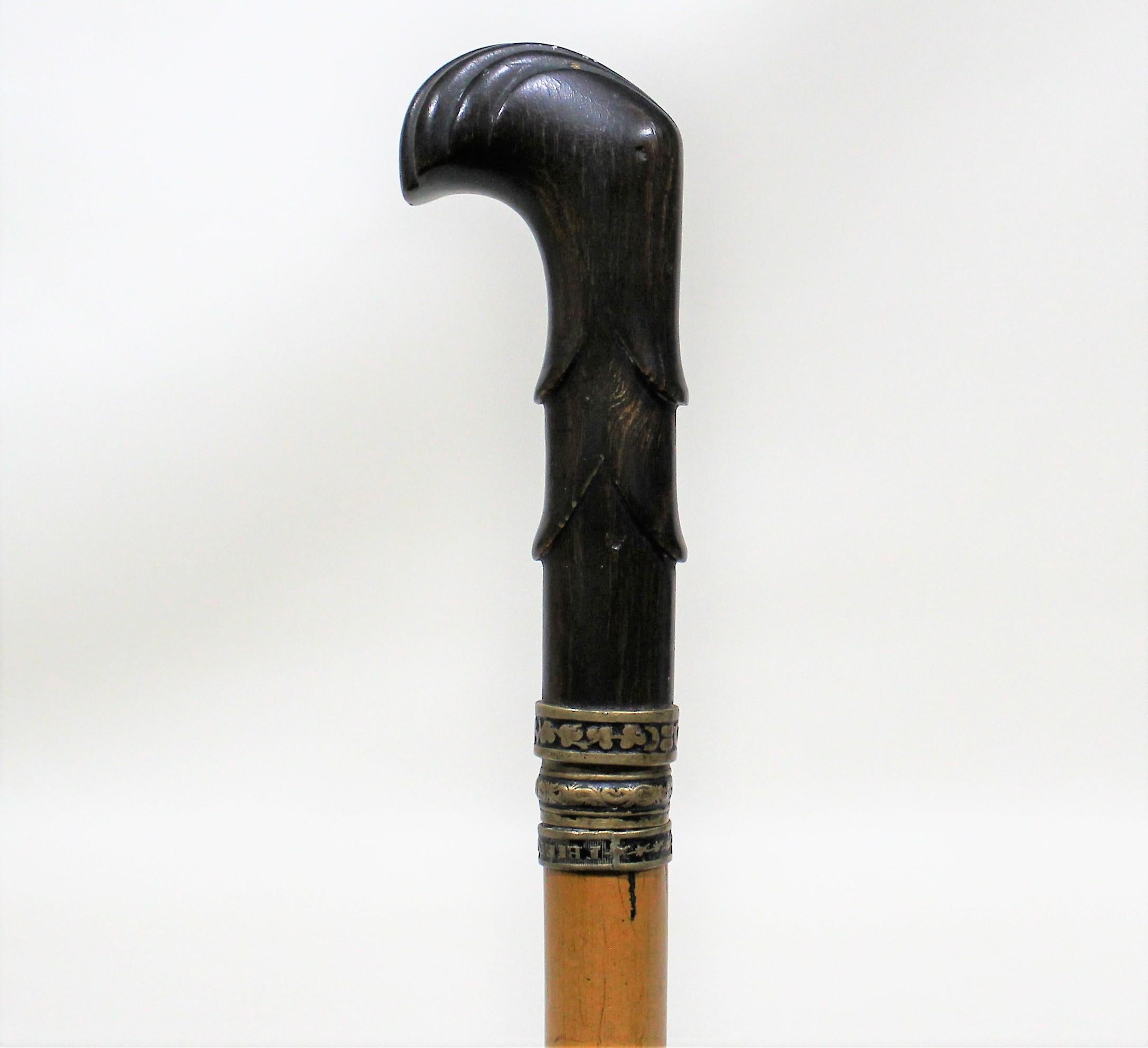 walking cane with sword