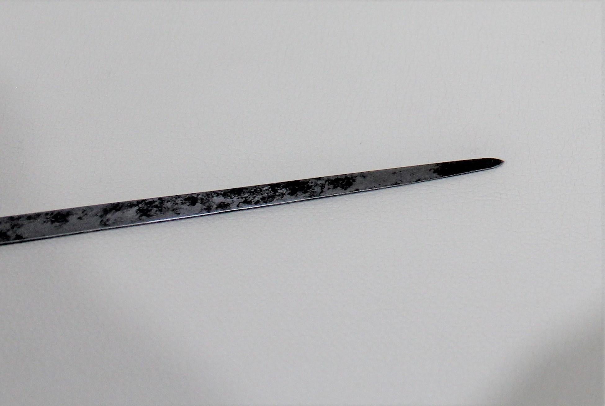 Arme Canne épée Bâton de marche avec manche en corne 4