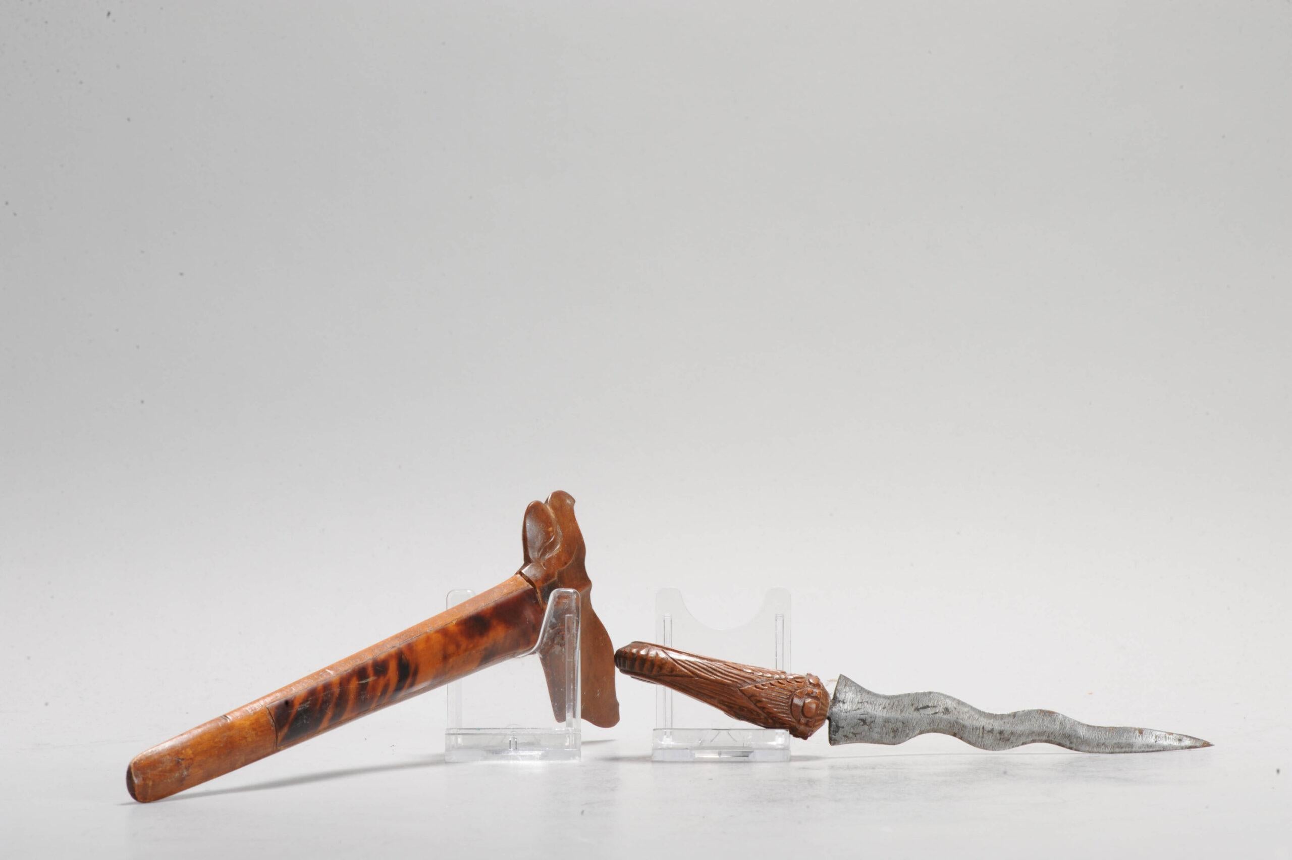 Weapon Keris Ukurian Zeremonieller Schwertdagger, Südostasien Indonesien, 20. Jahrhundert. (Indonesisch)